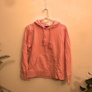 J.Crew Pink Hoodie Sweatshirt